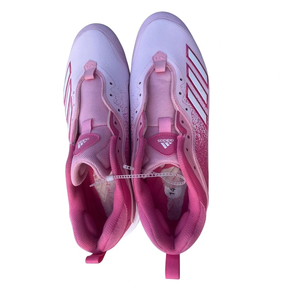 Adidas Icon‎ Bounce 6 Pink 'Mother's Day' Baseball Cleats GZ0443 Size Men's 13
